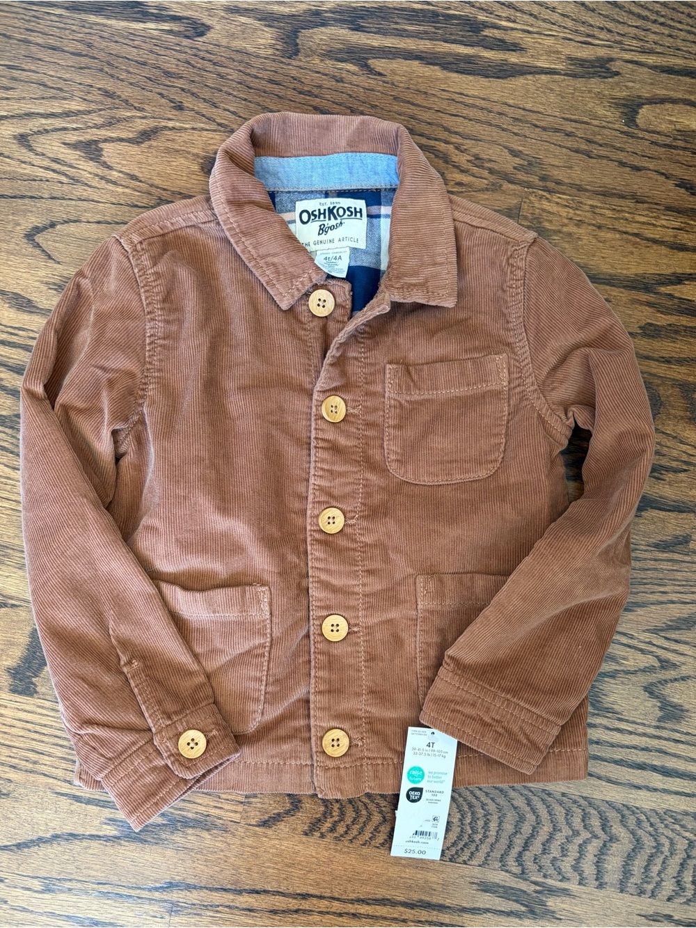 OshKosh B'gosh Corduroy Button-Up Jacket